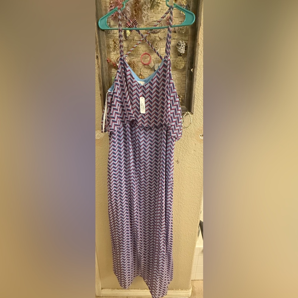 Chevron Patterned Dress